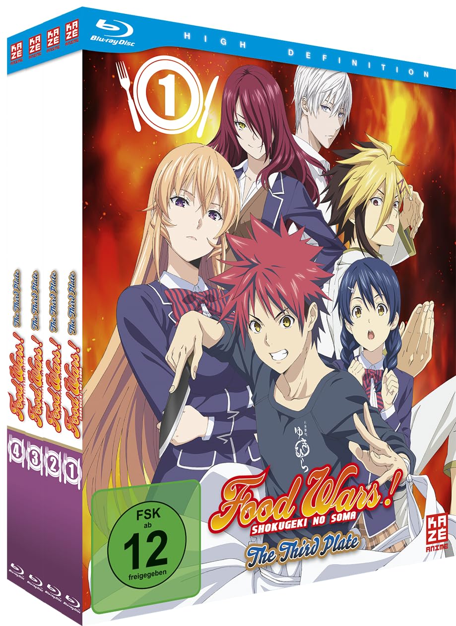 Food Wars! The Third Plate - Staffel 3 - Gesamtausgabe - Bundle - Vol.1-4 - Box sets