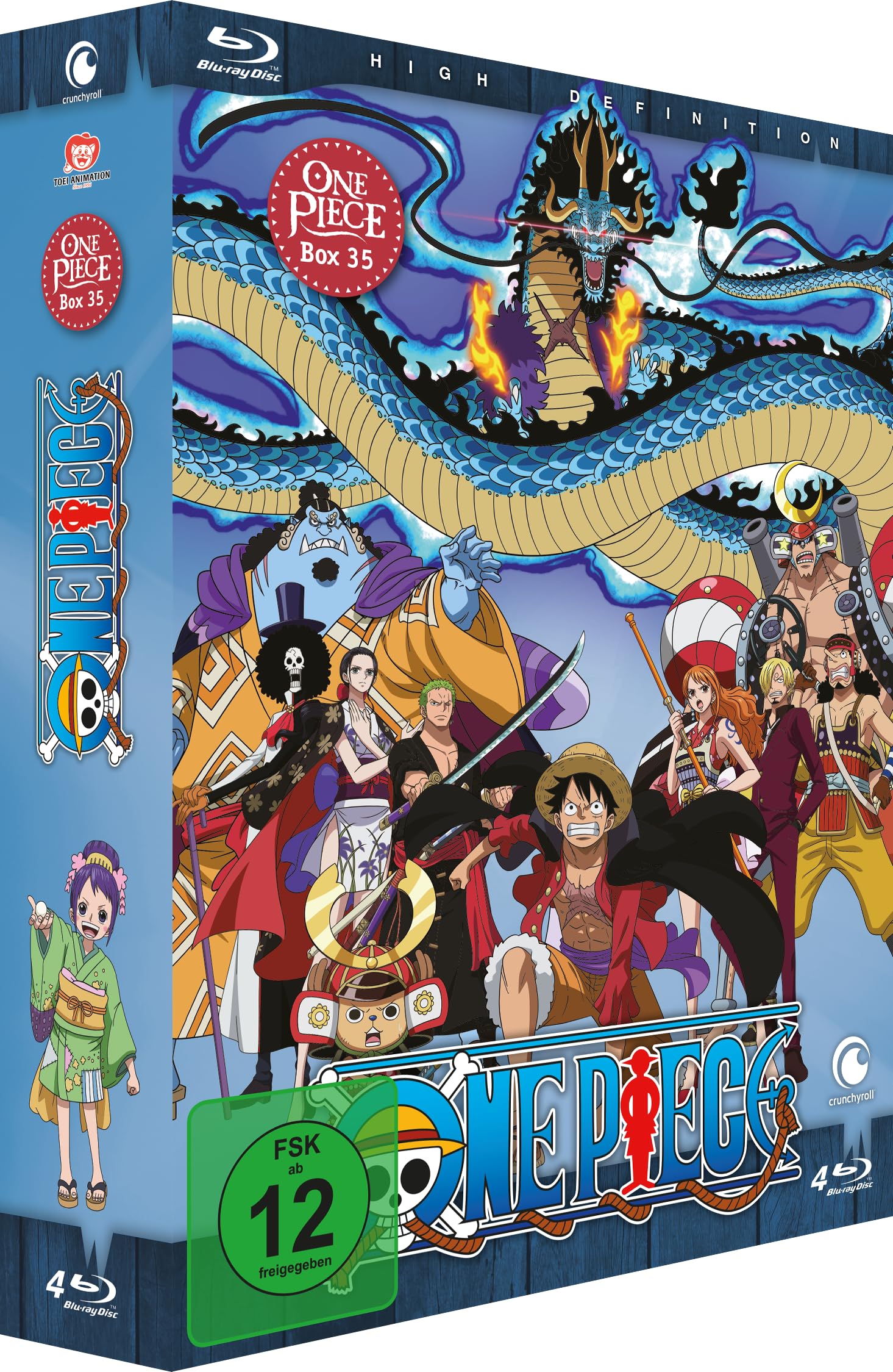 One Piece - TV-Serie - Box 35 (Episoden 1.001 - 1.025) [4 Blu-rays] Box sets