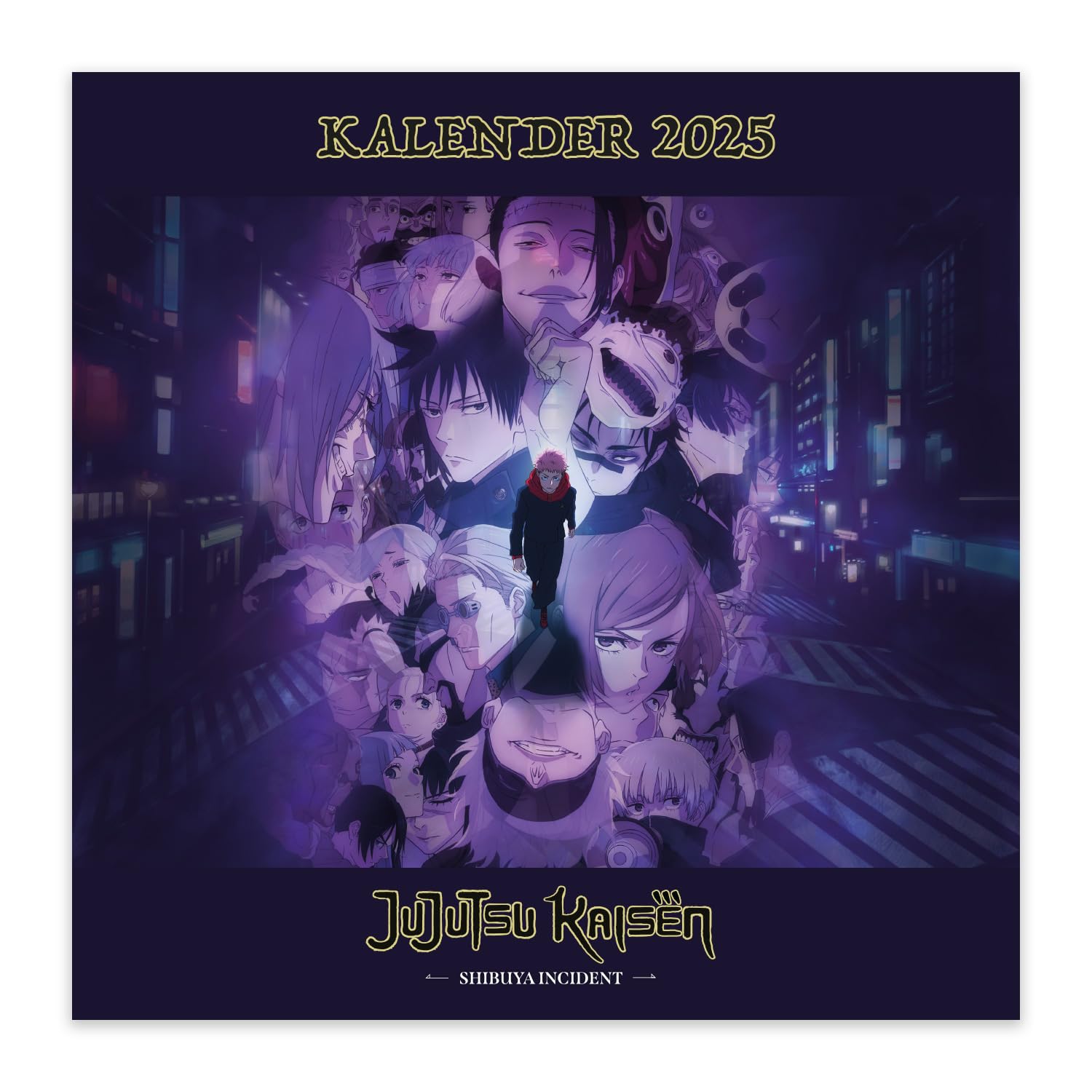 Crunchyroll - Jujutsu Kaisen - Wandkalender - 2025 - original & lizensiert Calendars