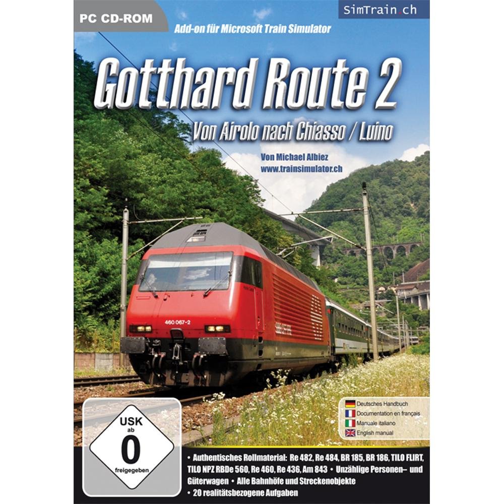 Train Simulator - Gotthard Route 2: Von Airolo nach Chiasso / Luino (Add-On) PC