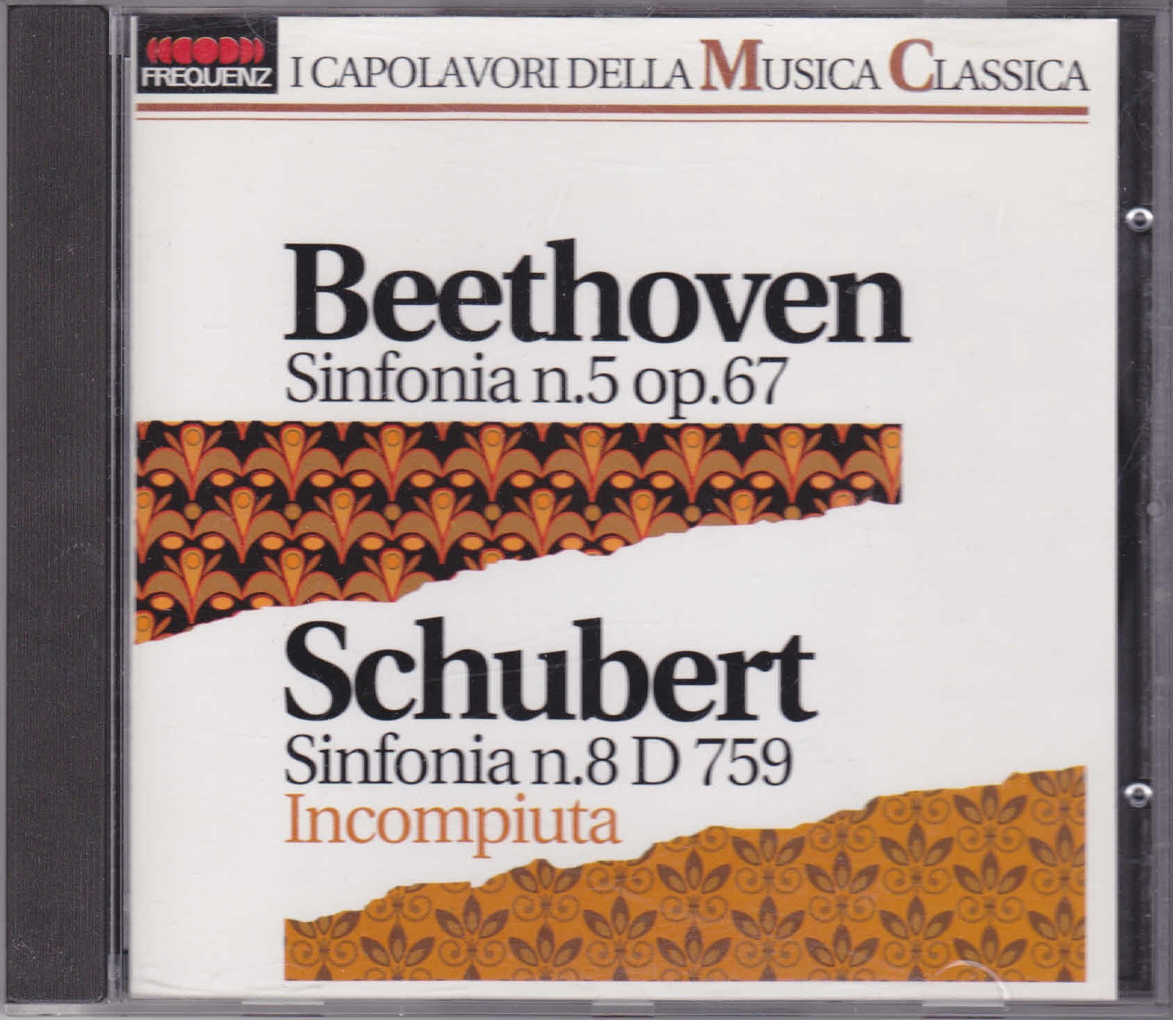 I capolavori della Musica Classica: Beethoven Sinfonia n.5 op.67/Schubert Sinfonia n.8 D 759 Incompiuta Music