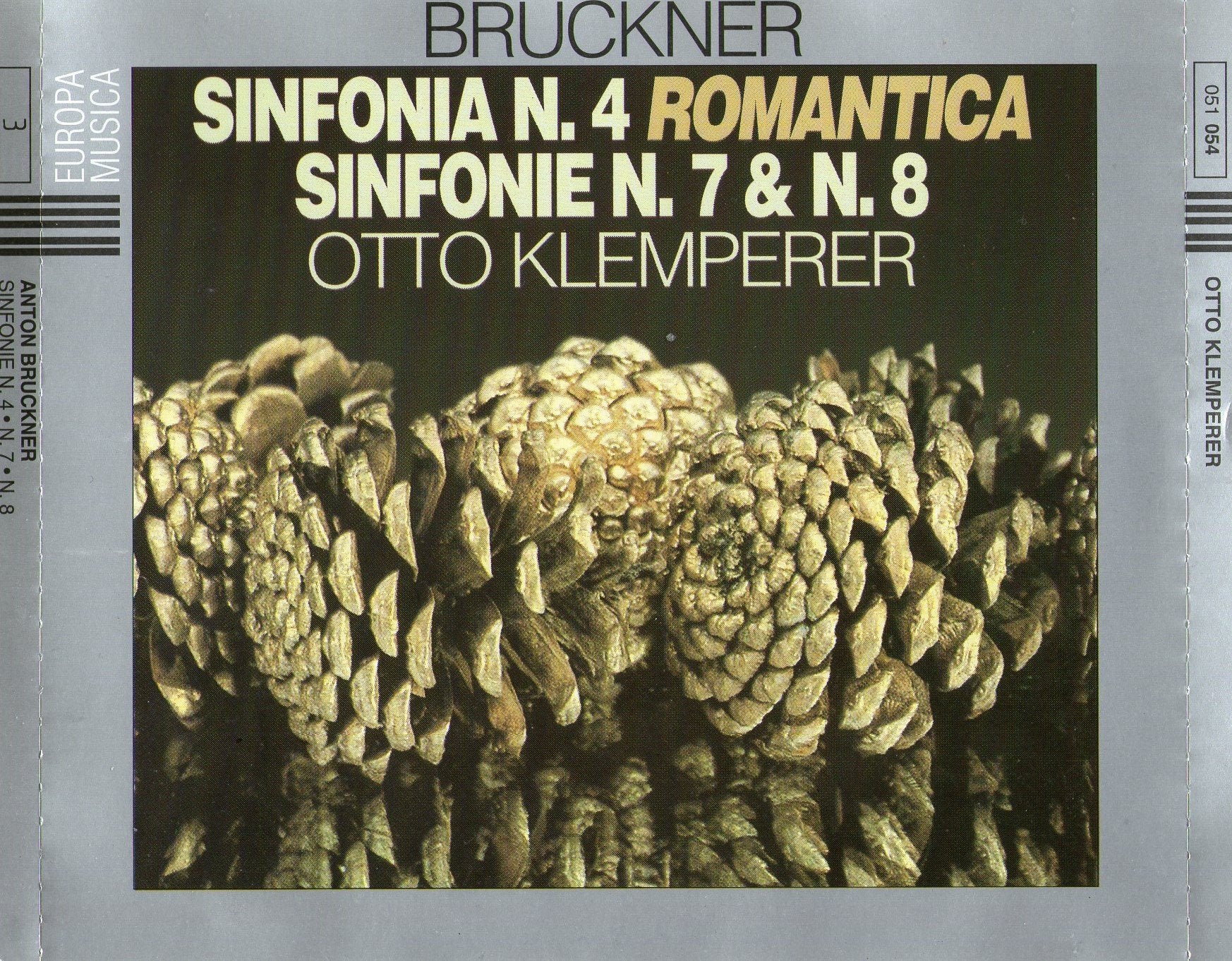 VARIOUS ARTISTS - BRUCKNER: SINFONIA N. 4 ROMANTICA SINFONIE N. 7 & N. 8 (3 CD) Music