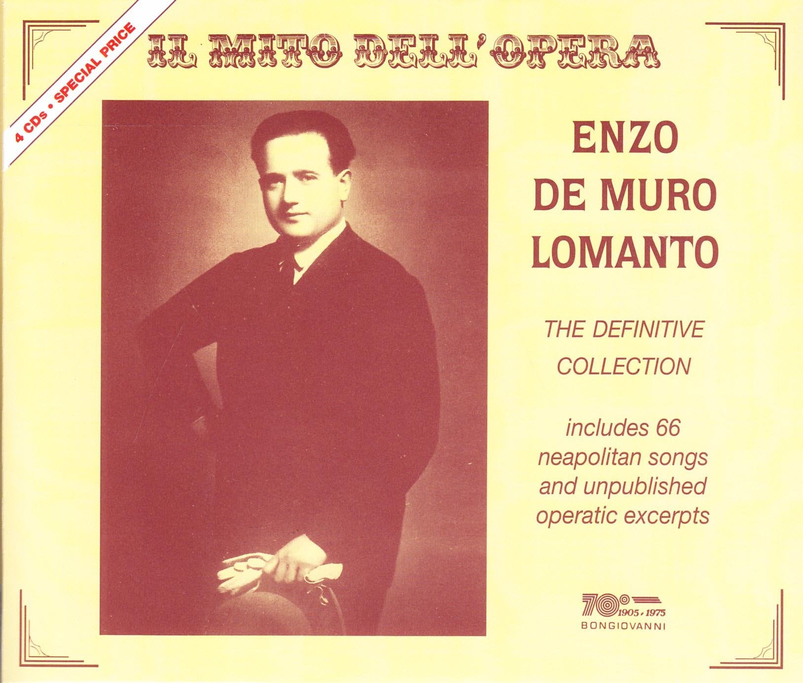 Includes 66 Neapolitan Songs and Unpubli Classical