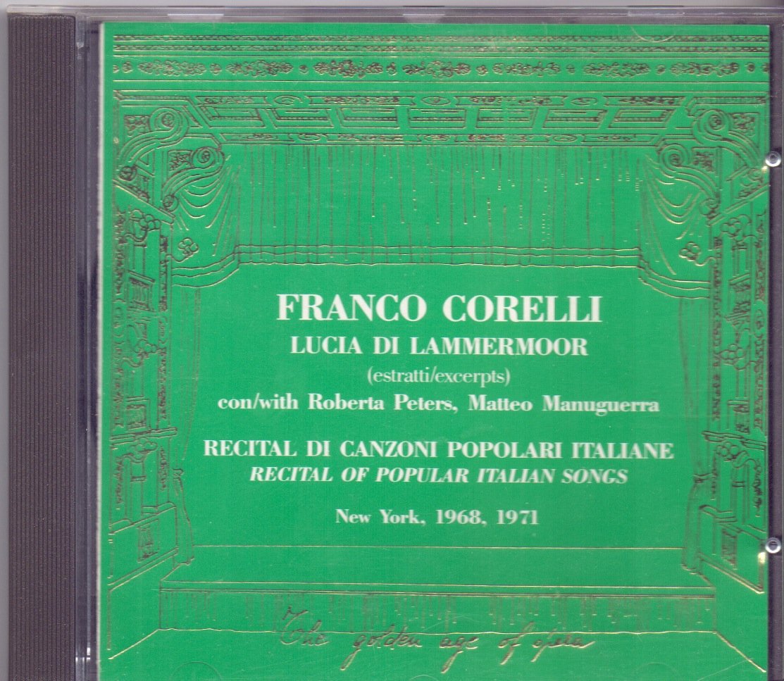 Lucia di Lammermoor / Recital Di Canzoni Popolari Italiane Classical