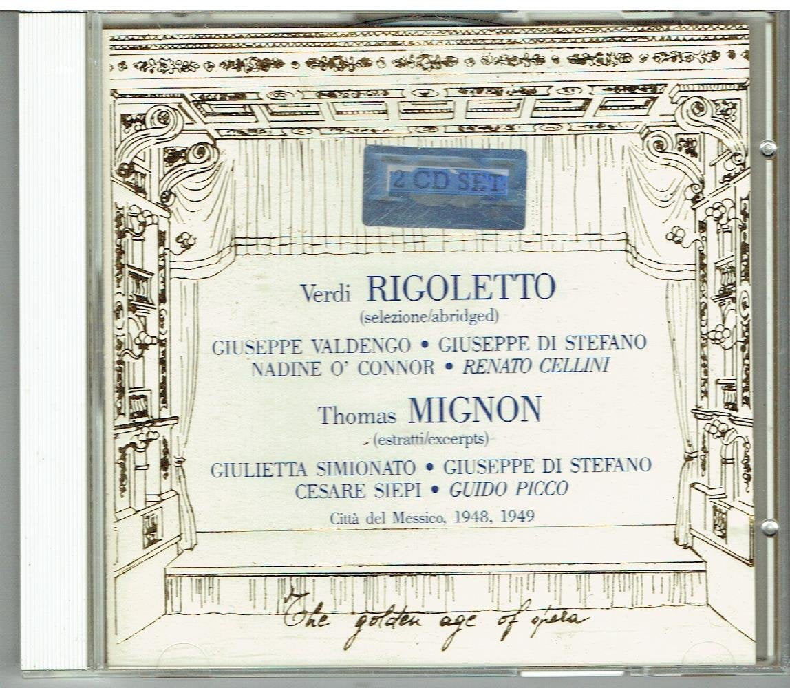 Verdi: Rigoletto - Thomas: Mignon - Giuseppe di Stefano 1948-1949 Mexico Classical