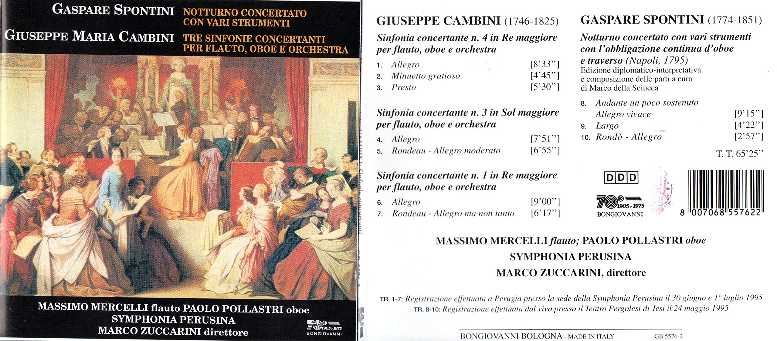 Notturno Concertato/3 Sinfonie Classical