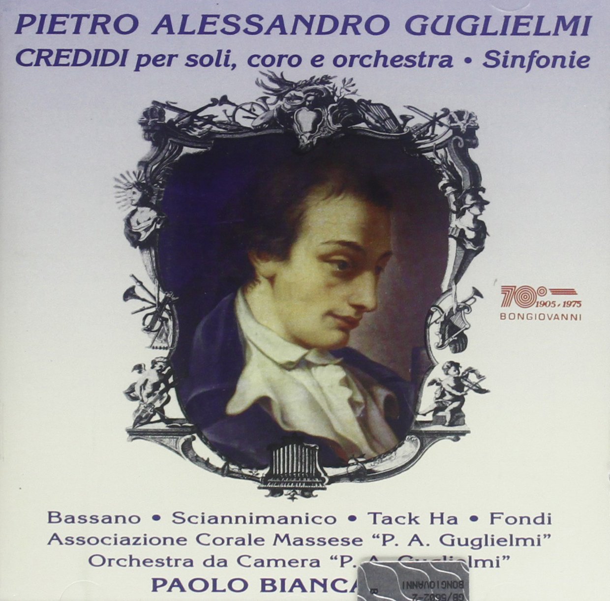 Lucia Sciannimanico Enrica Bassano - Guglielmi: Credidi Per Soli, Coro E cd