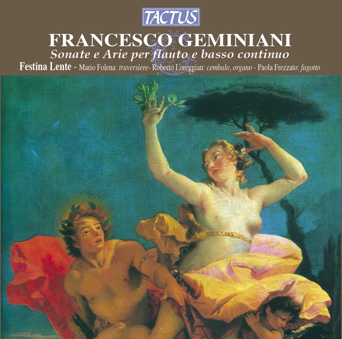 Geminiani Francesco : Sonate E Arie Per Flauto E B. C. cd