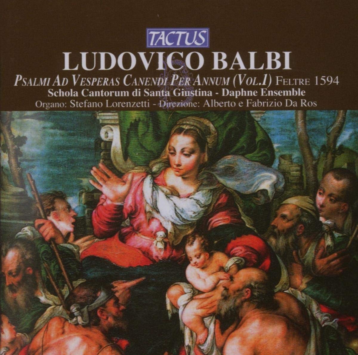 Balbi Ludovico : Psalmi Ad Vesperas Canendi Per Annum Vol.1 cd