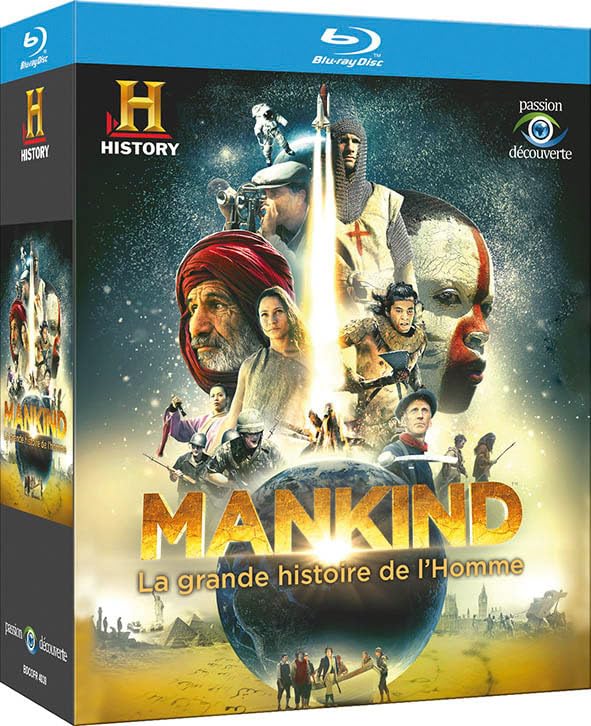 Coffret 4 BR Mankind-L'ORIGINE DE L'ESPÈCE Humaine dvd