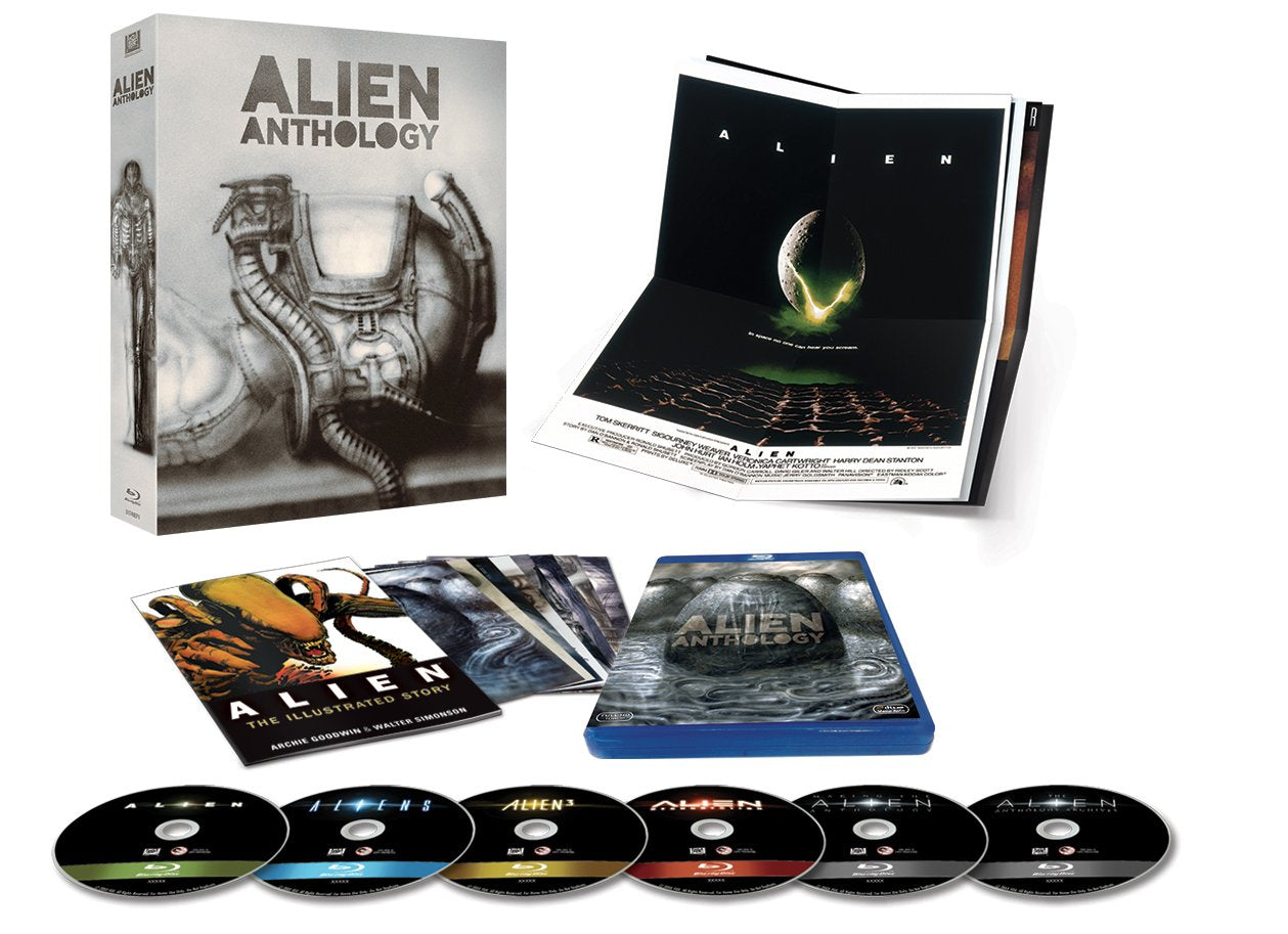 alien quadrilogy - h.r. giger edition (limited edition) (6 blu-ray) box set Films