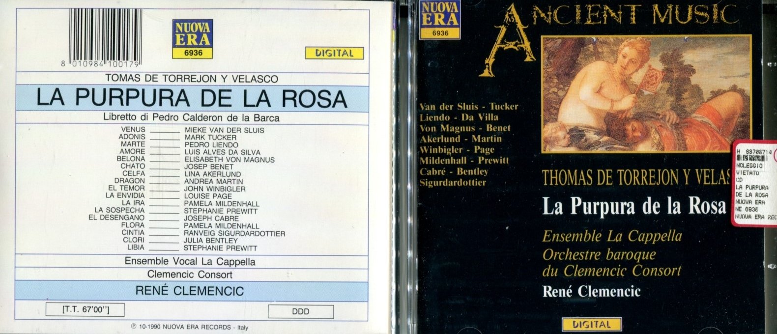 Velasco: La Purpura de la Rosa (Gesamtaufnahme) Classical