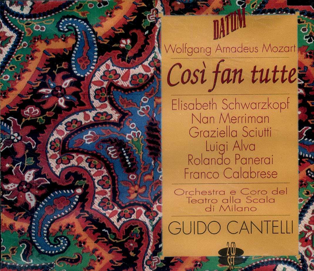 Mozart: Cosi Fan Tutte - Schwarzkopf, Guido Cantelli (Milano, 1956) Music