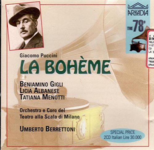 Puccini: La bohème(Gesamtaufnahme(ital.),Aufnahme 1938) Classical