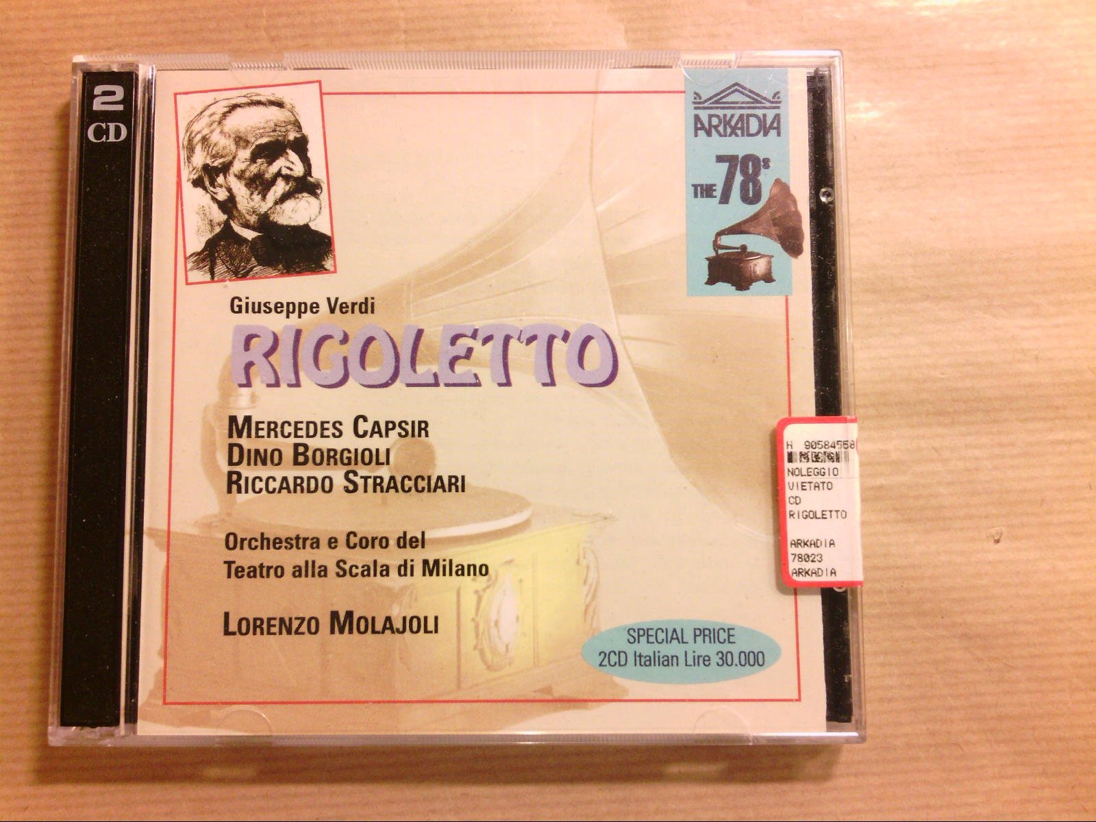Verdi: Rigoletto (Gesamtaufnahme) (ital.) (Aufnahme 1929) Classical