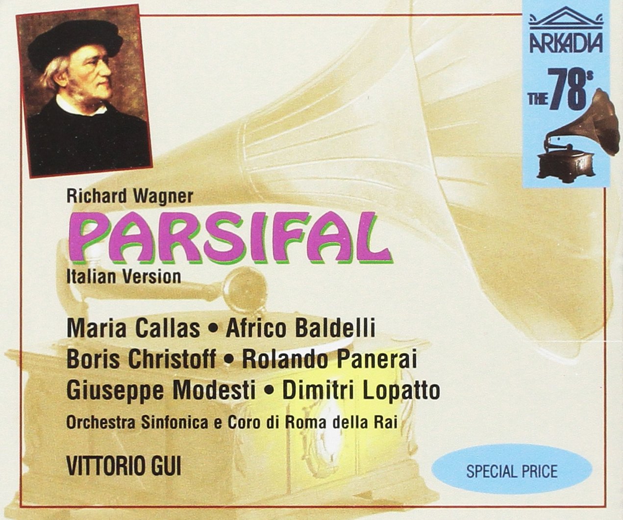 Wagner: Parsifal (Gesamtaufnahme) (ital.) (Aufnahme Live Rom 20.-21.11.1950) Classical