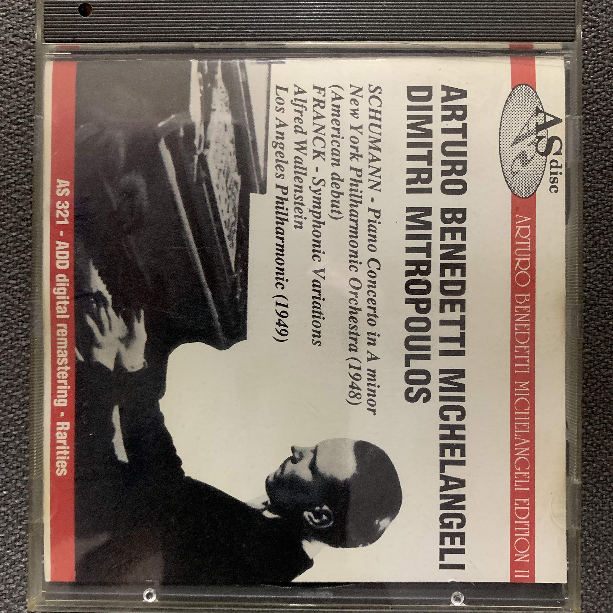 Schumann: Piano Concerto in A Minor Op. 54/ Franck: Symphonic Variations Music