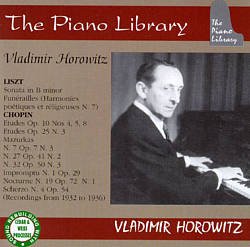 The Piano Library - Vladimir Horowitz (Aufnahmen 1932-1936) Classical