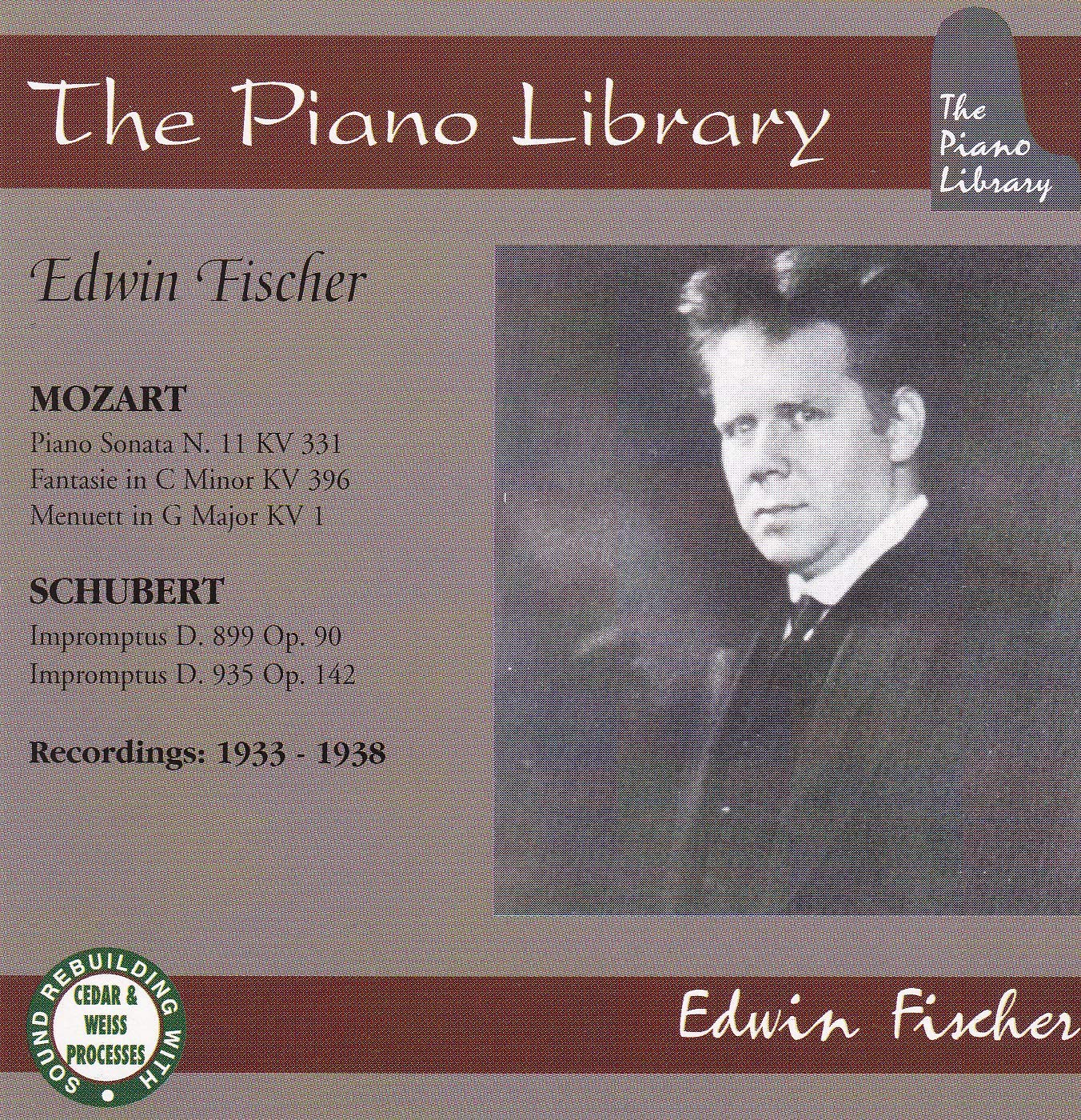 The Piano Library - Edwin Fischer (Aufnahmen 1933-1938) Classical