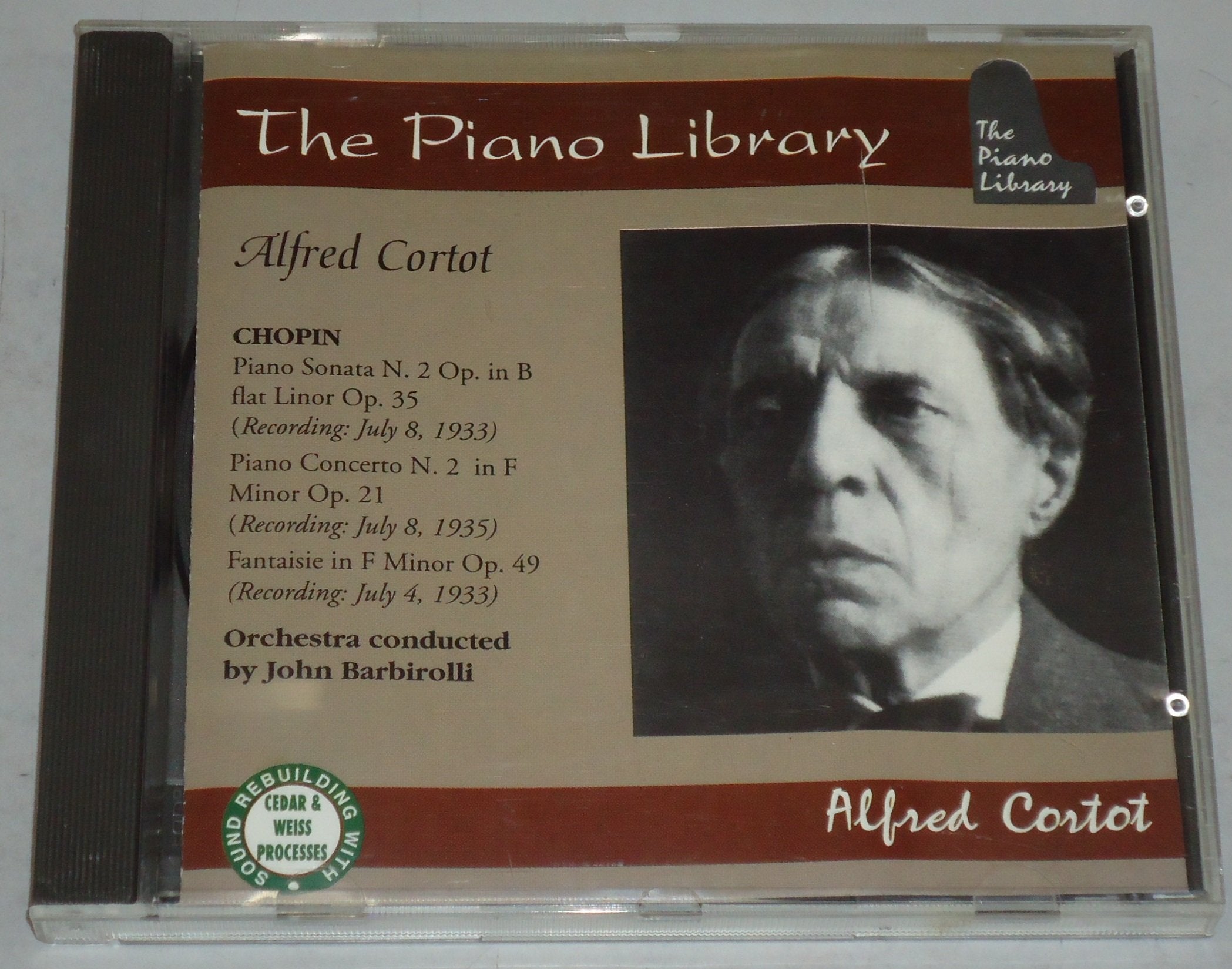 The Piano Library - Alfred Cortot (Aufnahmen 1919-1926) Classical