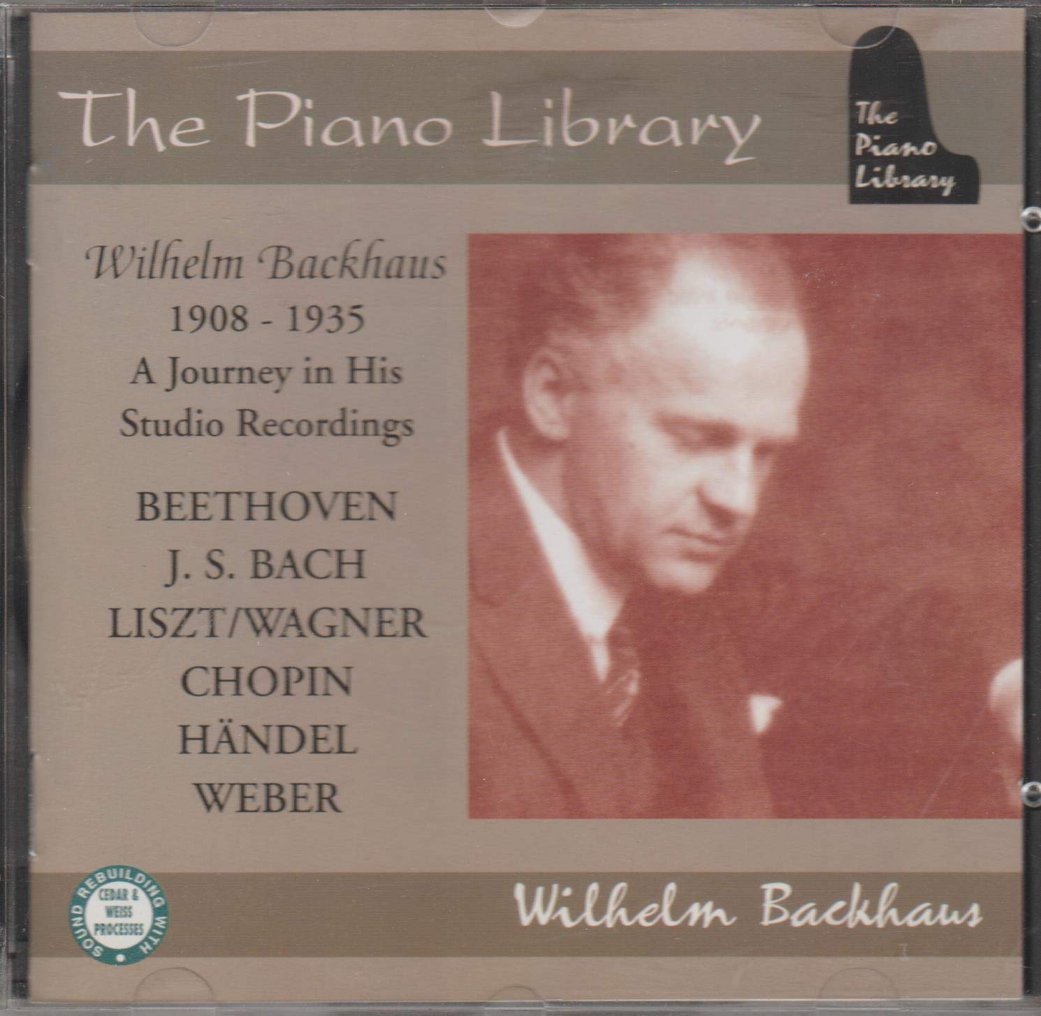 The Piano Library - Wilhelm Backhaus (Aufnahmen 1908-1936) Classical