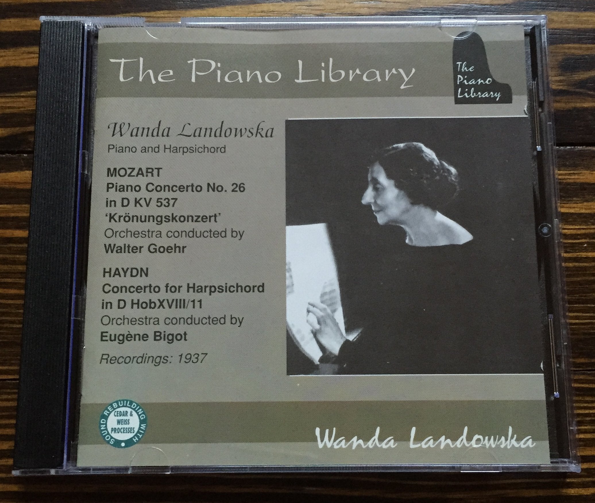 The Piano Library - Wanda Landowska (Aufnahmen 1937) Classical