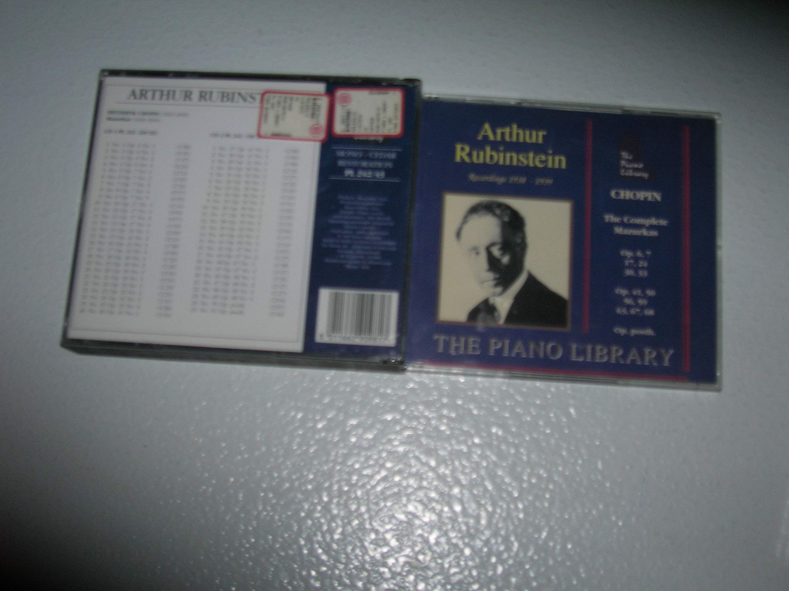 The Piano Library - Artur Rubinstein (Chopin: Die Mazurken) (Aufnahmen 1938-1939) Classical
