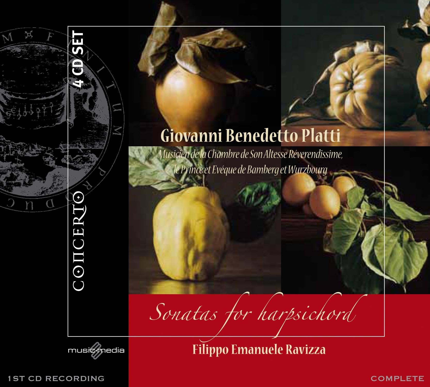 Platti : Les Sonates pour Clavecin. Ravizza cd