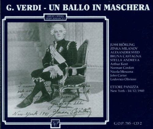 UN BALLO IN MASCHERA (Gesamtaufnahme, N.Y.) Classical