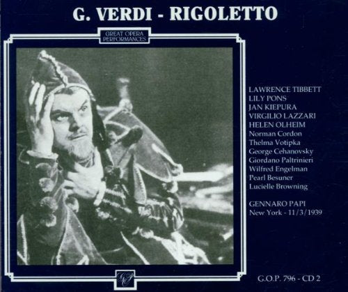 RIGOLETTO (Gesamtaufnahme, NEW YORK 1939) Classical