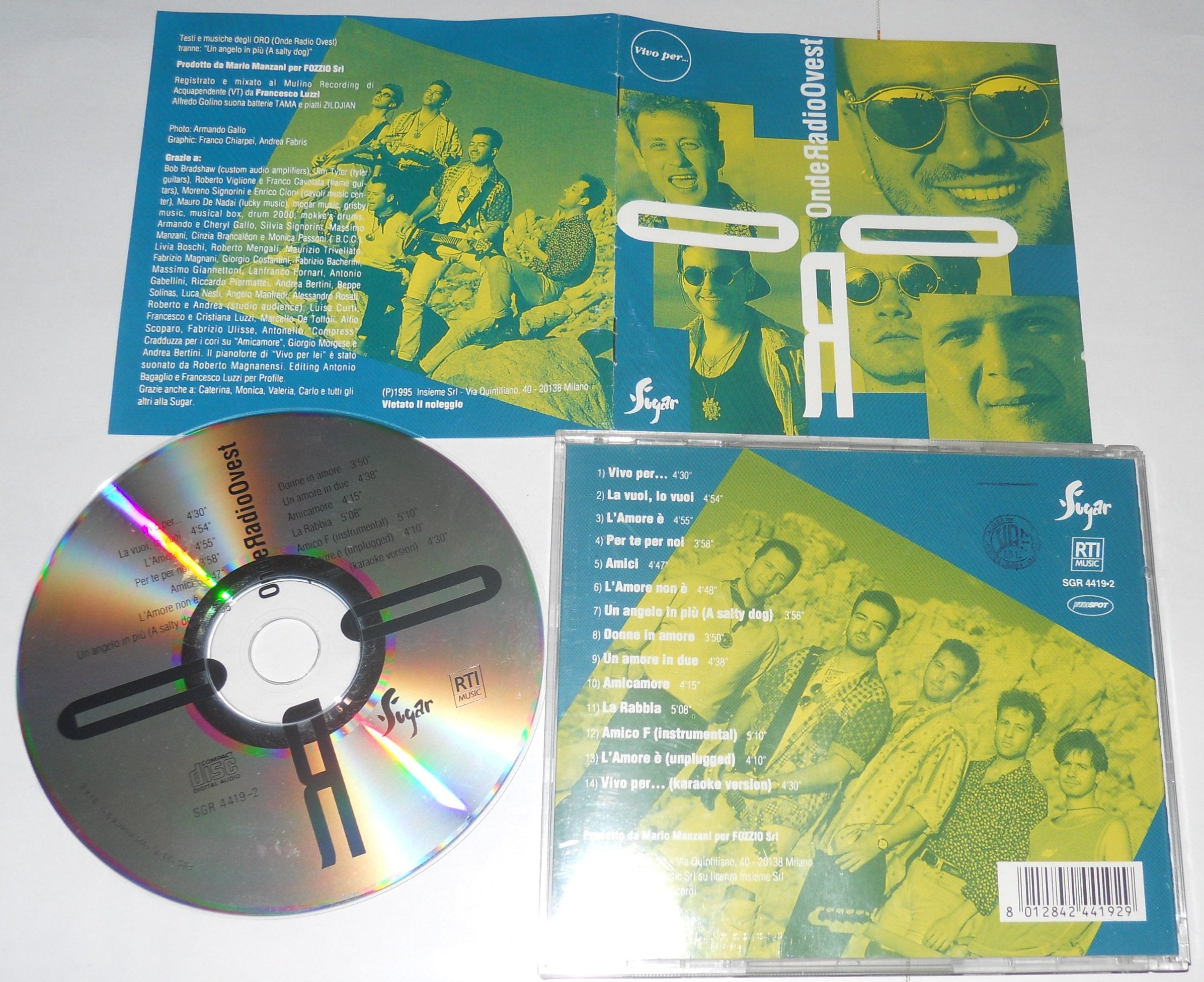 ORO Onde Radio Ovest : Vivo per... CD Music