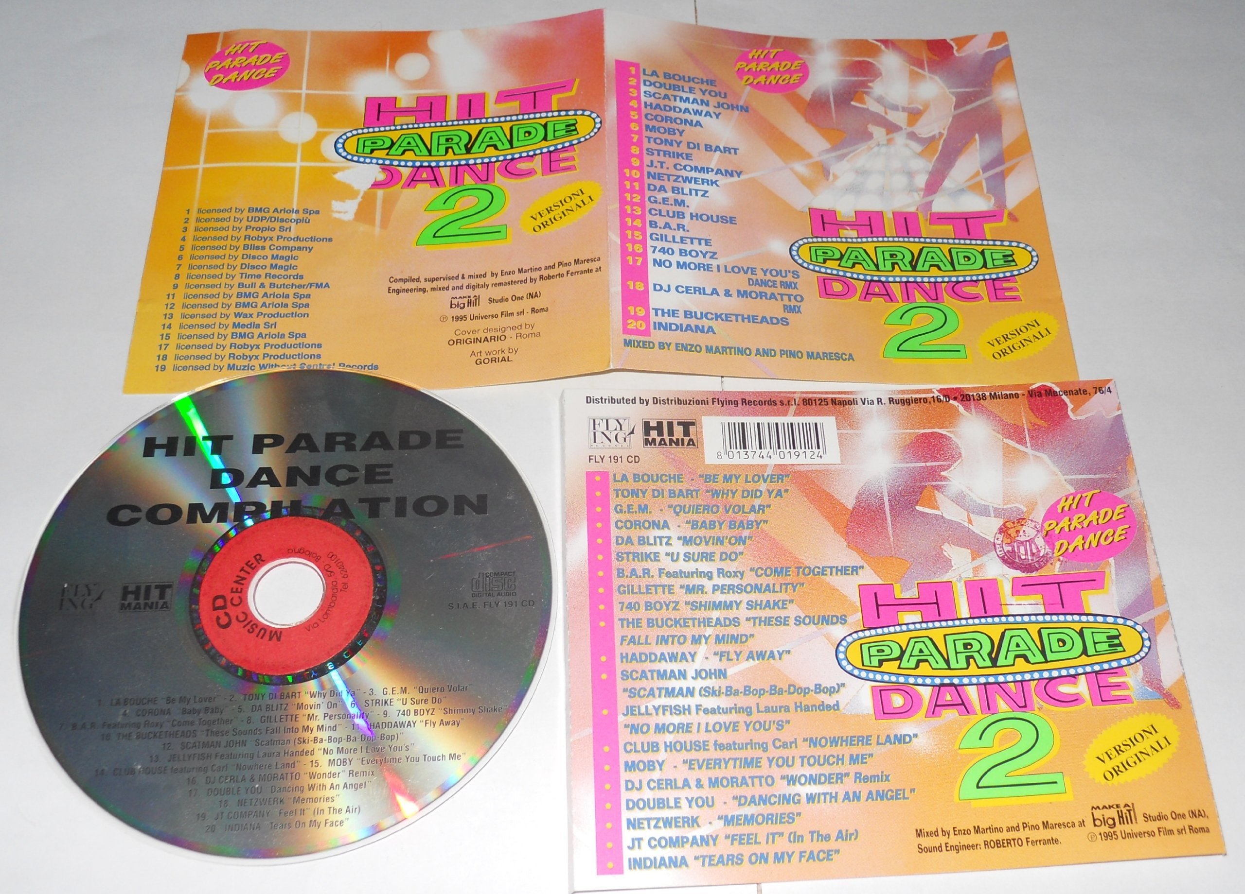 Hit Parade Dance 2 mixed by Enzo Martino and Pino Maresca cd