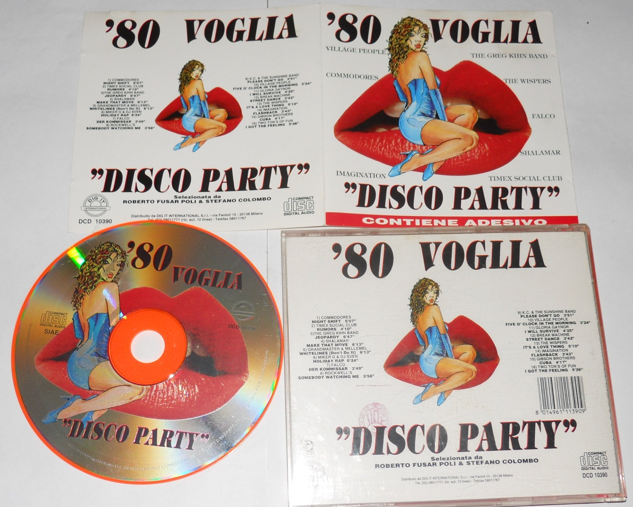 Various - 80 Voglia "Disco Party" Contiene Adesiv cd