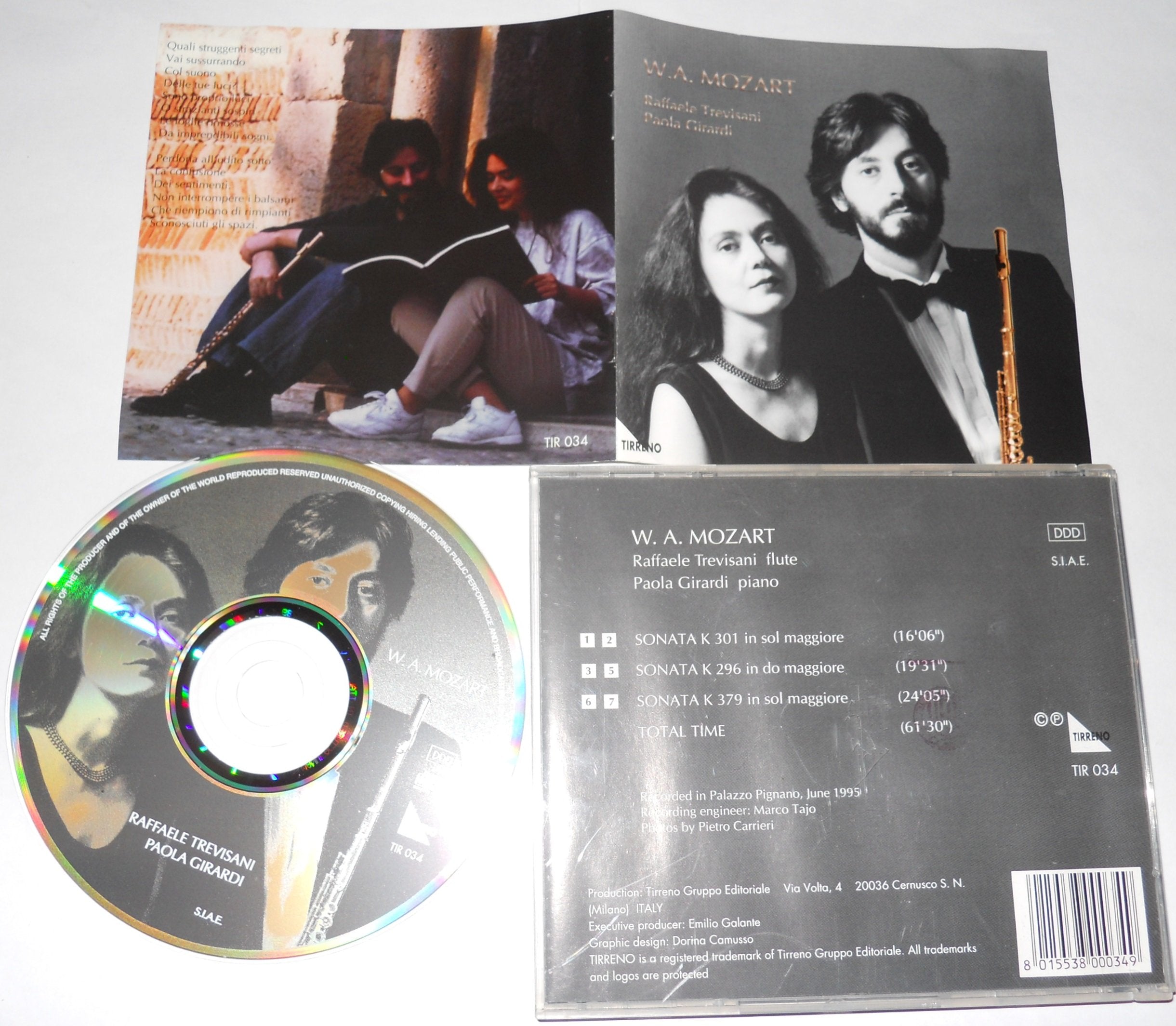 MOZART - SONATA K 301, K 296, K 379 (Raffaele Trevisani, Paola Girardi) - CD Music