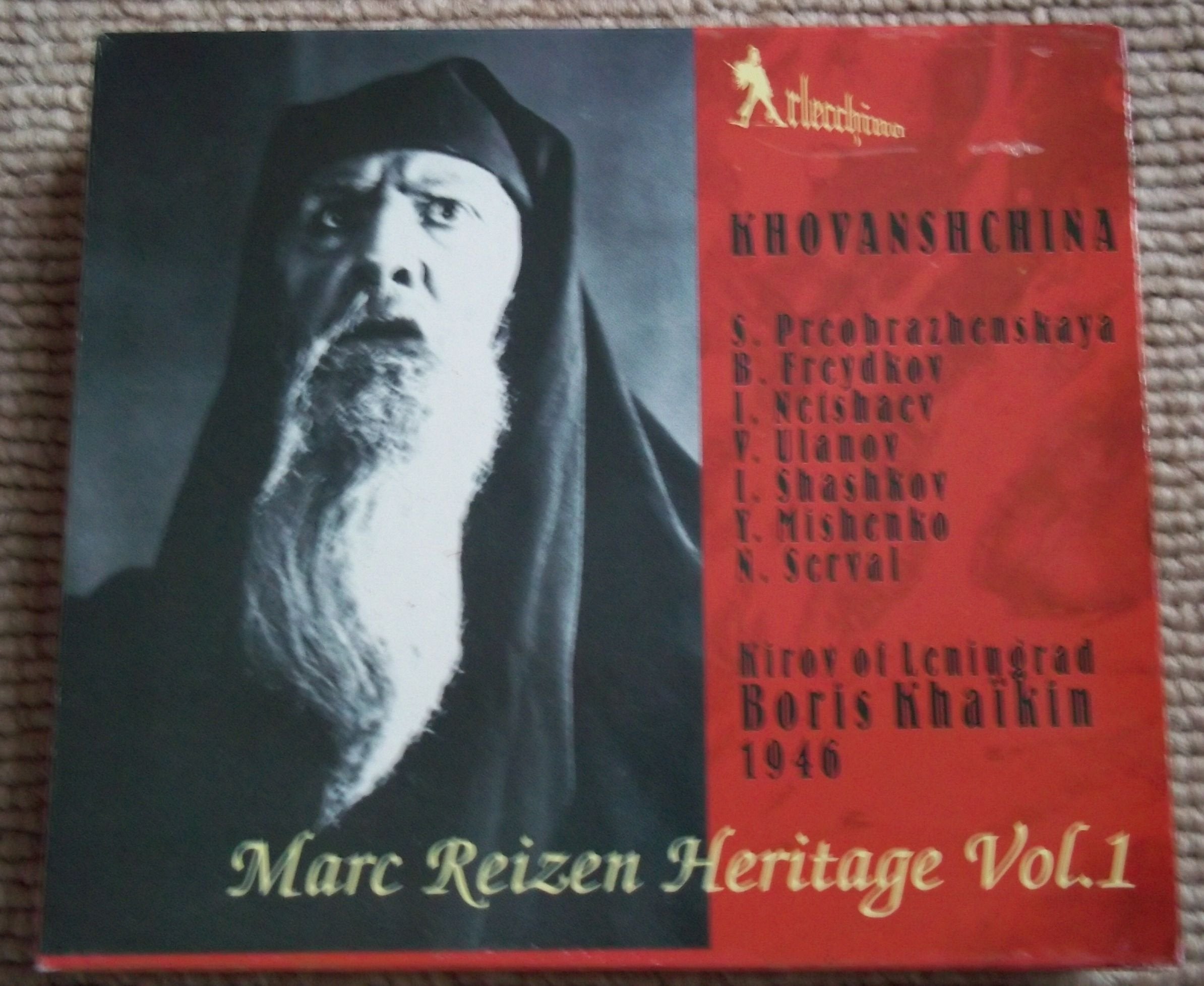 Marc Reizen Heritage Vol. 1: Khovanshchina Classical