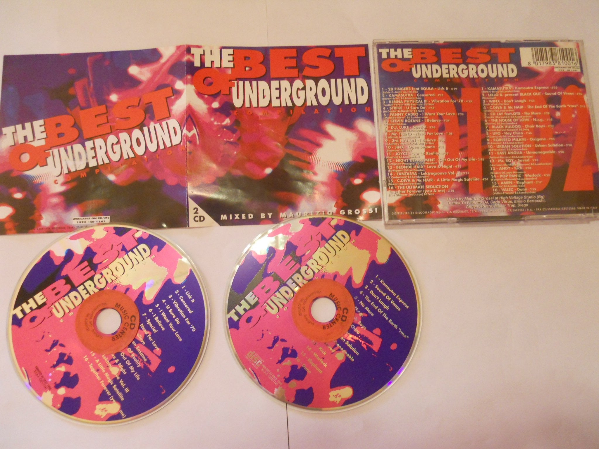 The best of Underground Compilation mixed by Maurizio Grossi Books