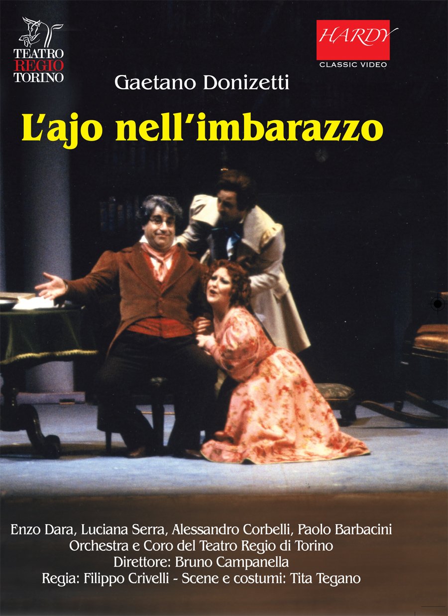 Donizetti: L'ajo nell'imbarazzo (Live Teatro Regio Torino 22 March 1984) NTSC all regions Movies