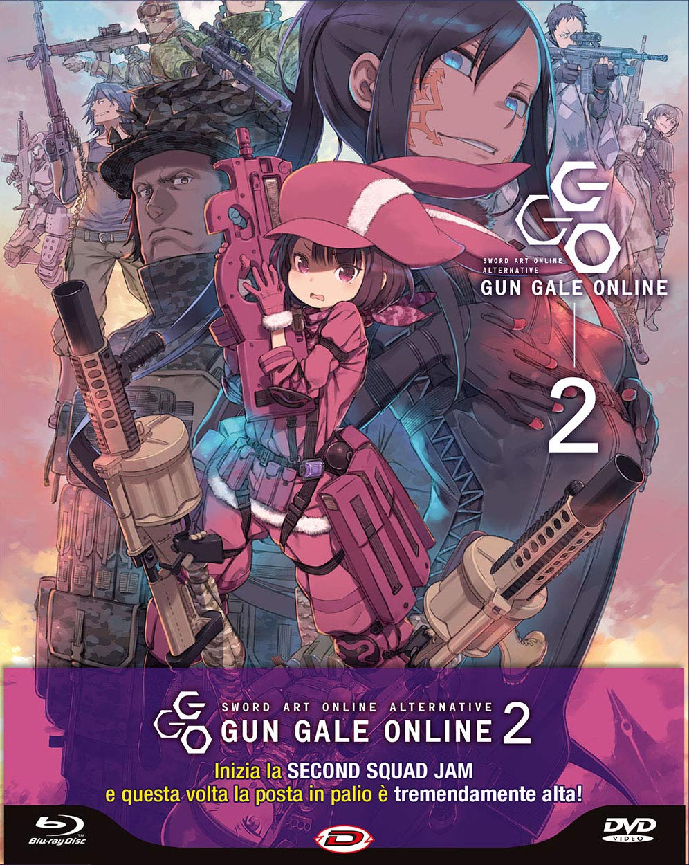 Blu-Ray - Sword Art Online Alternative Gun Gale Online #02 (Eps 07-12) (Ltd Edition) (Blu-Ray+Dvd) (1 BLU-RAY) Movies