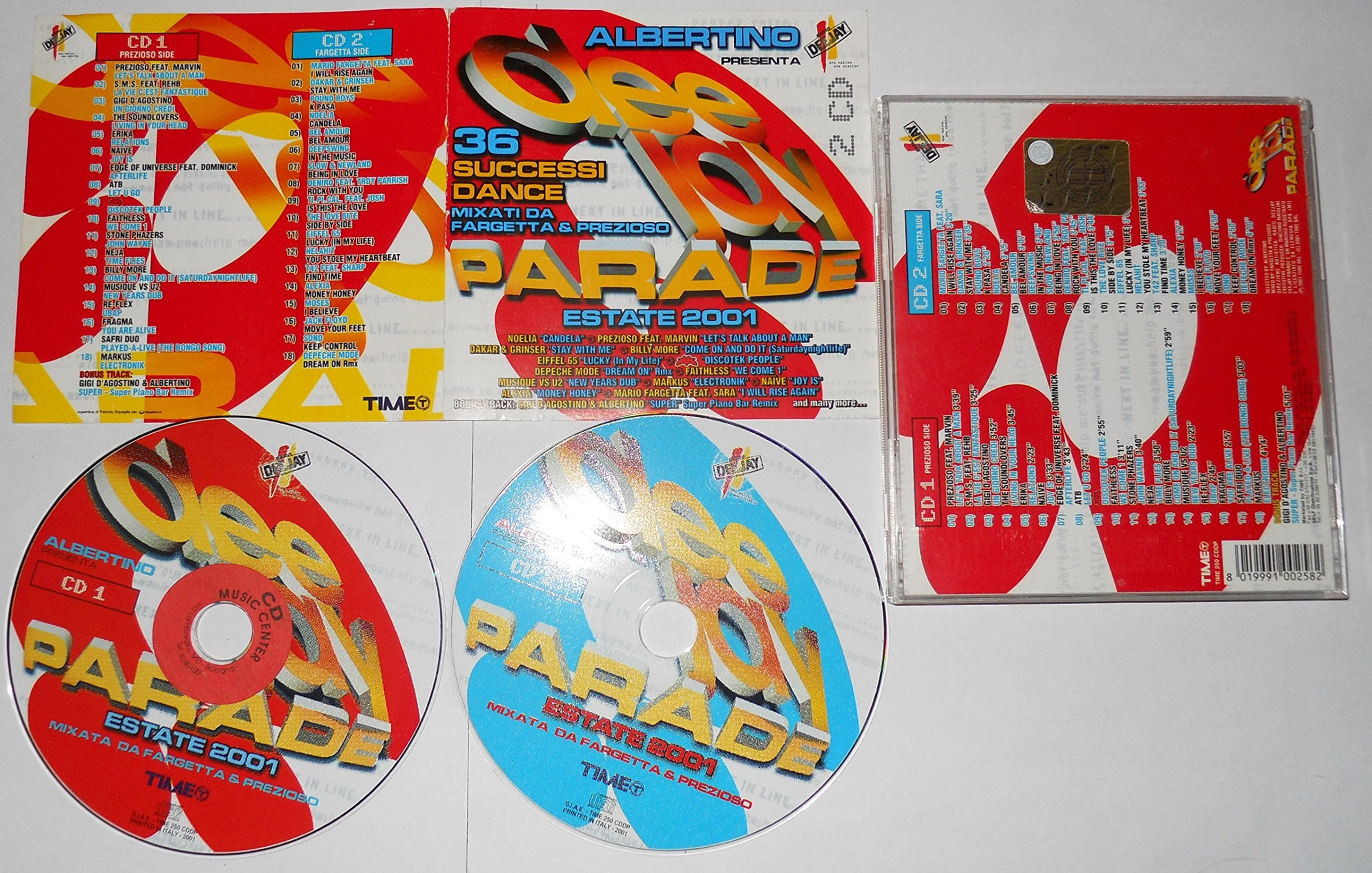 Deejay Parade Estate 2001 - Mixed By Fargetta & Prezioso Music