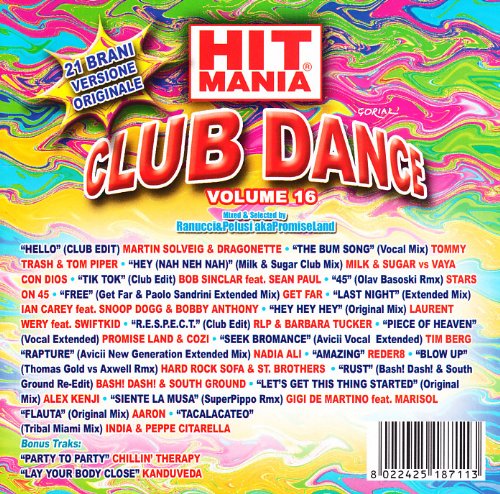 Hit Mania Club Dance 16 Pop