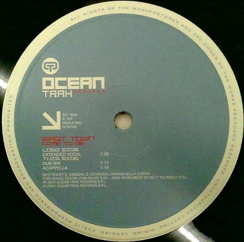 EAST TOWN / COME TO ME Music