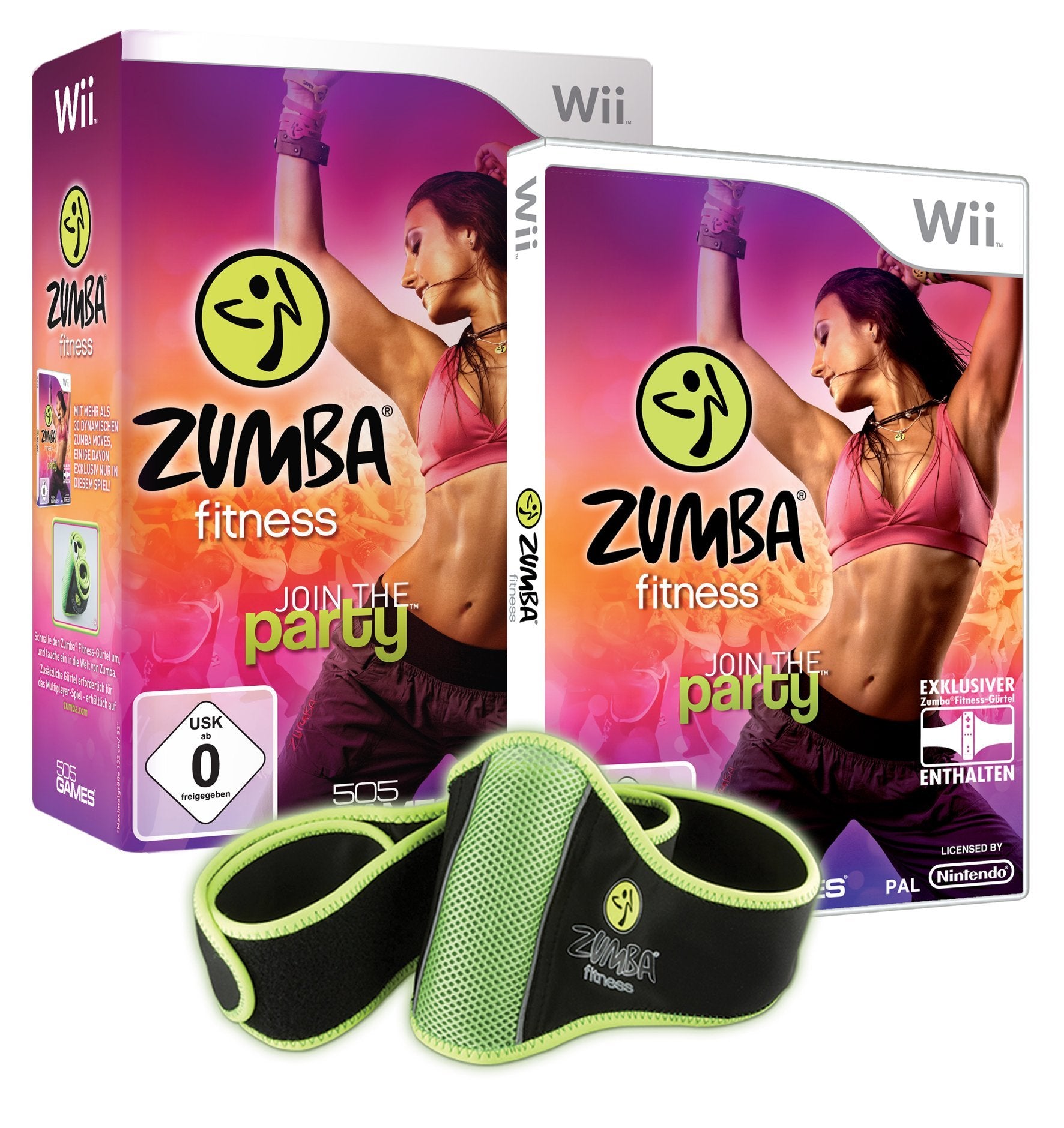 Zumba Fitness - Join the Party (inkl. Fitness - Gürtel) - Wii