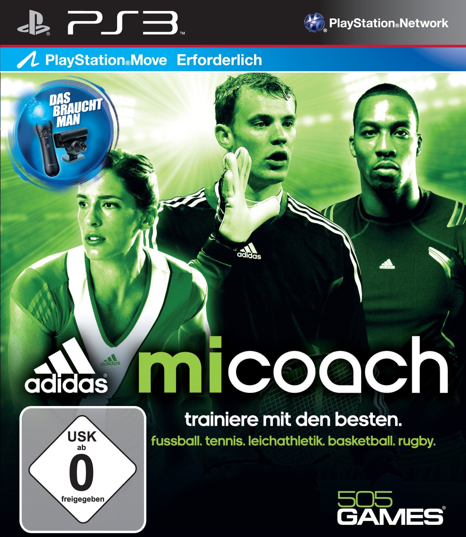 adidas miCoach (Move) - PlayStation 3