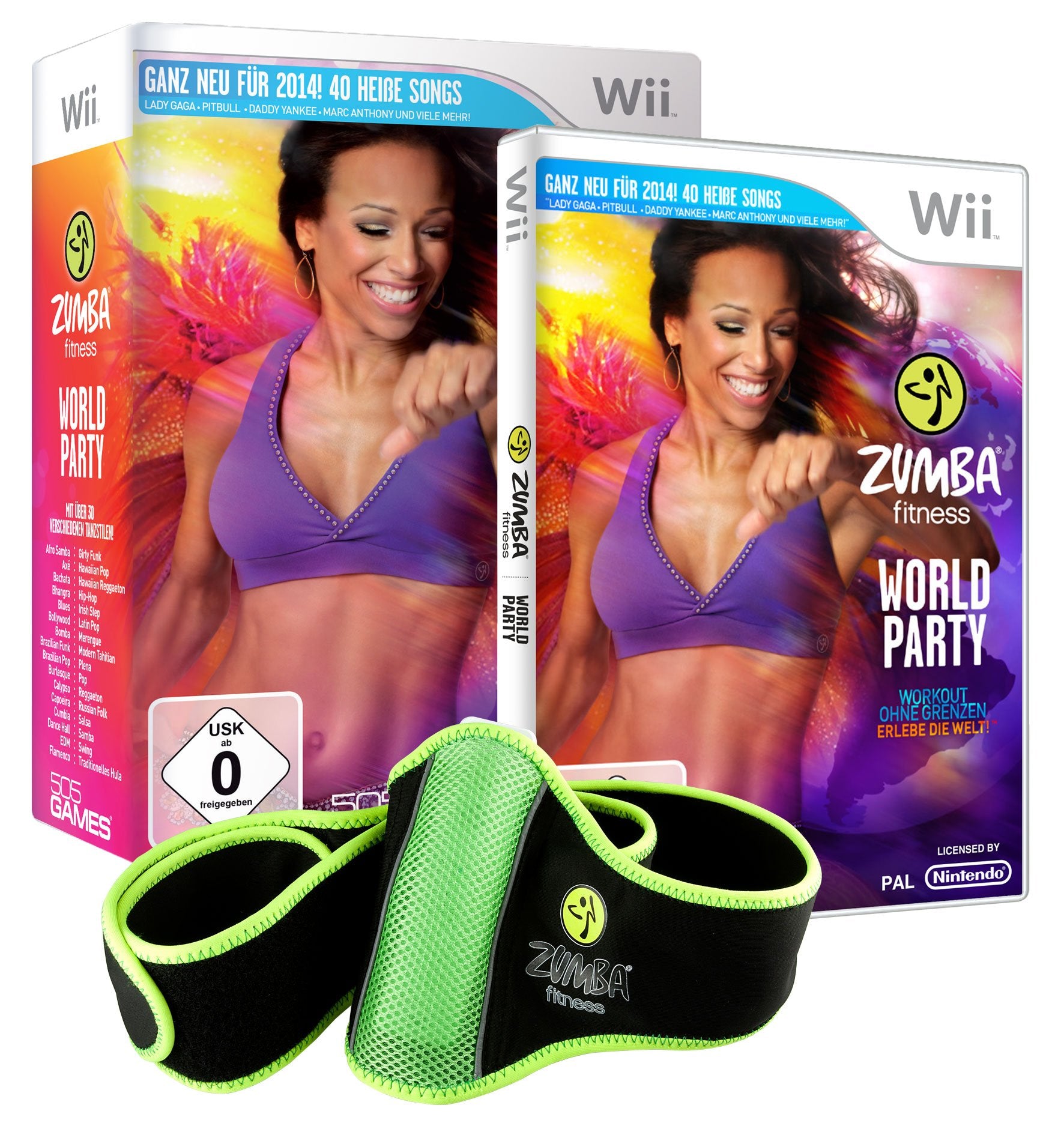 Zumba Fitness World Party (inkl. Fitness - gürtel) - Wii
