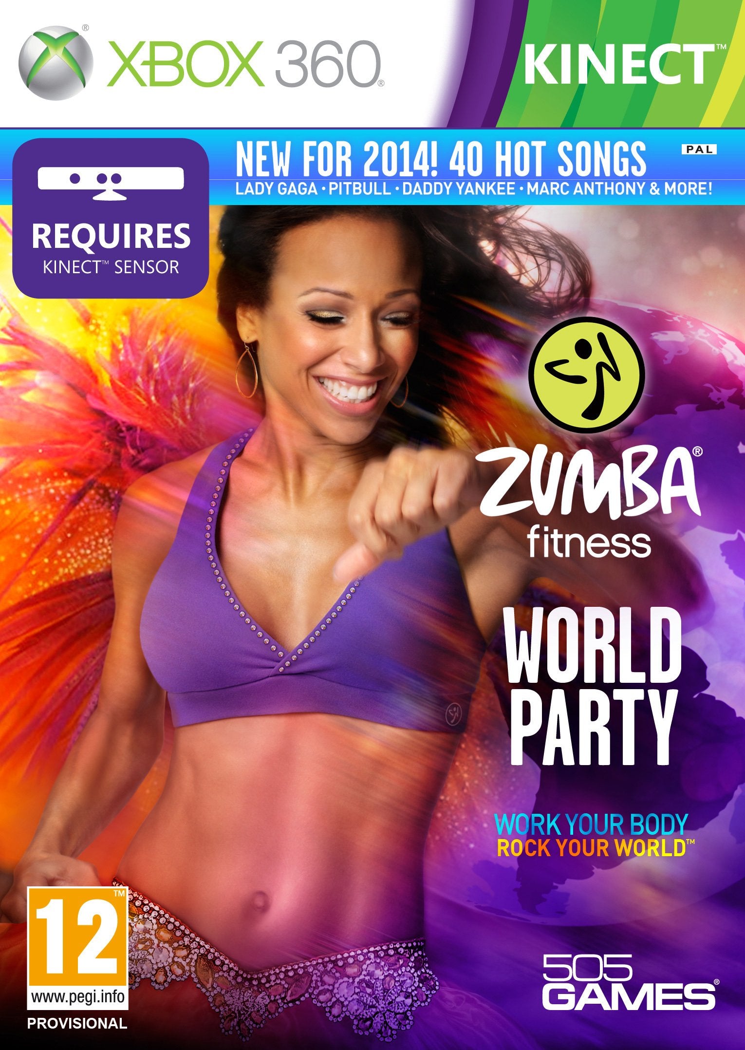 ZUMBA WORLD PARTY X360 KINECT UK Xbox 360
