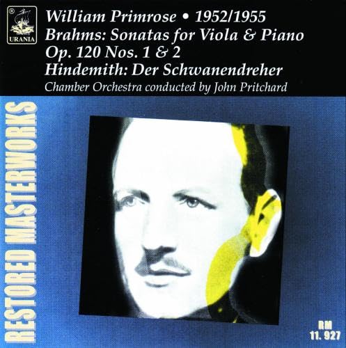 Paul Hindemith Johannes Brahms - Brahms: Sonatas For Viola & Piano O Classical