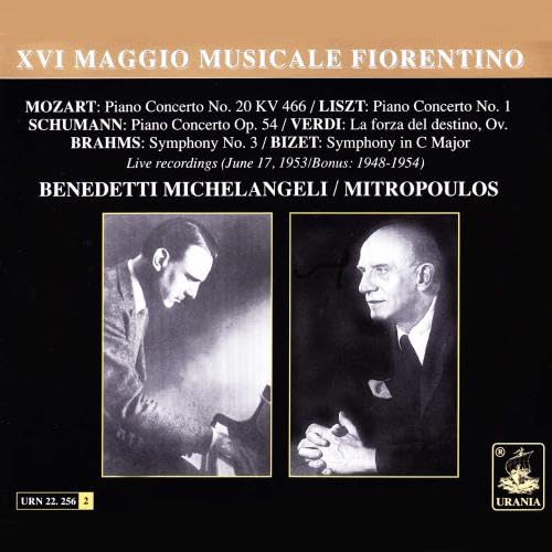 Benedetti Michelangeli Mitropoulos - Florence, Xvi Maggio Musicale Fiore Classical