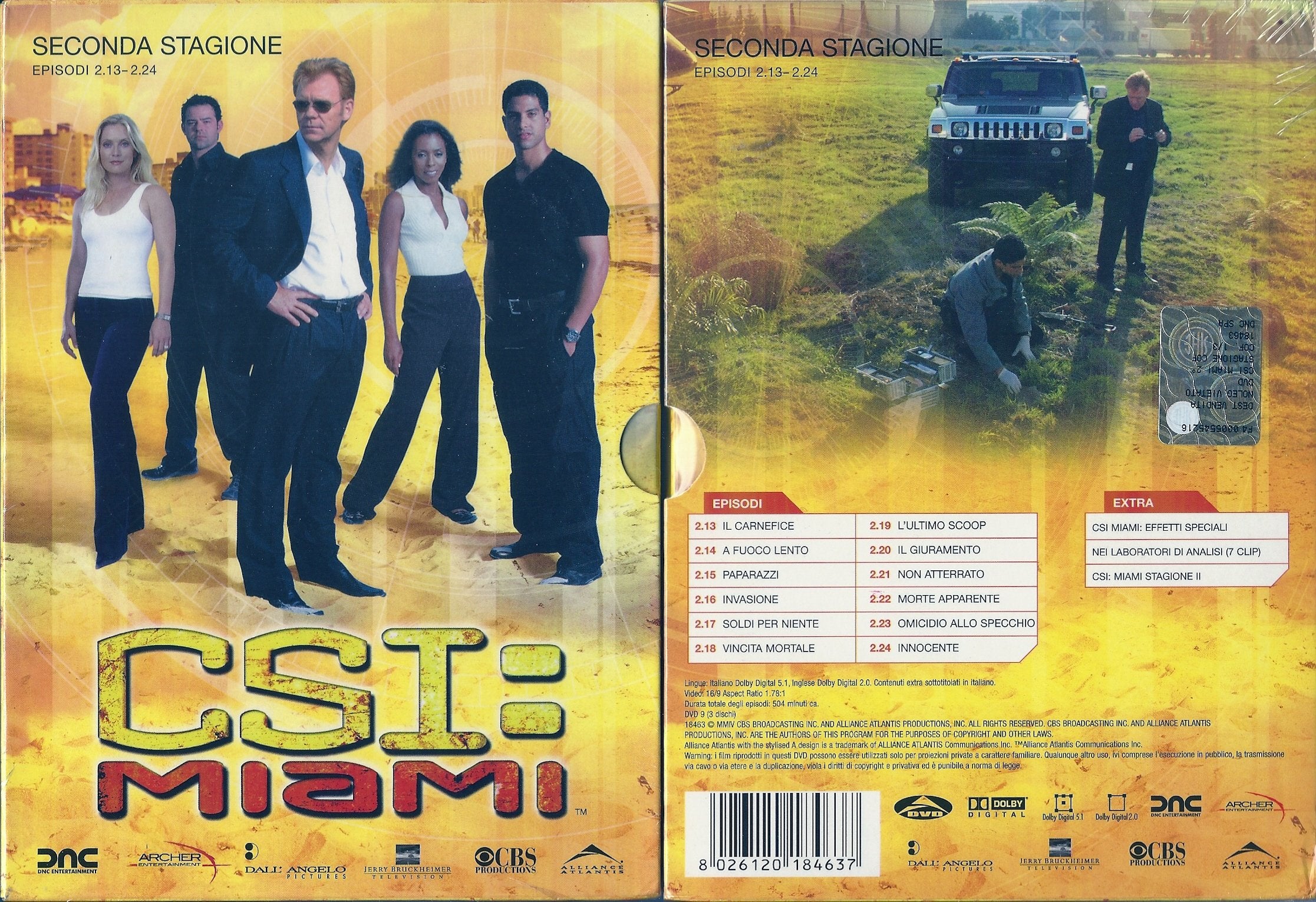 CSI - Miami Stagione 02 Episodi 13-24 Box sets