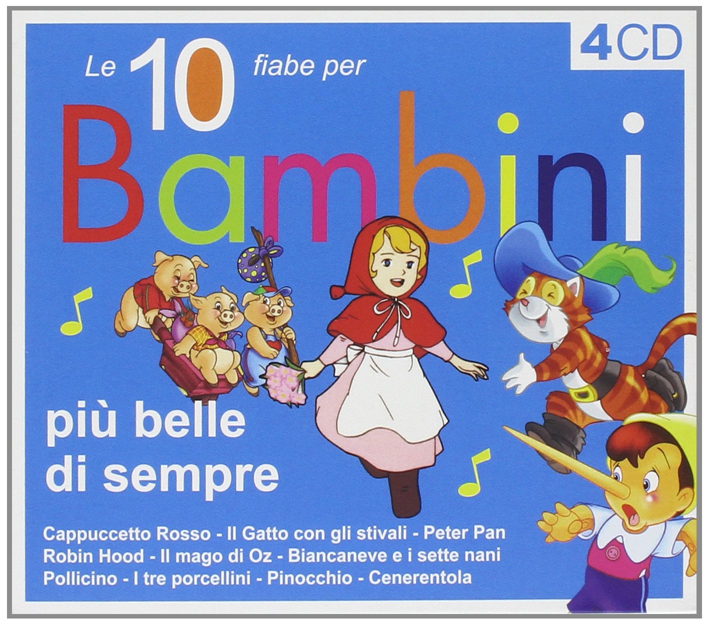 Le 10 Fiabe Per Bambini Piu' Belle Di Sempre (Box) Music for Children