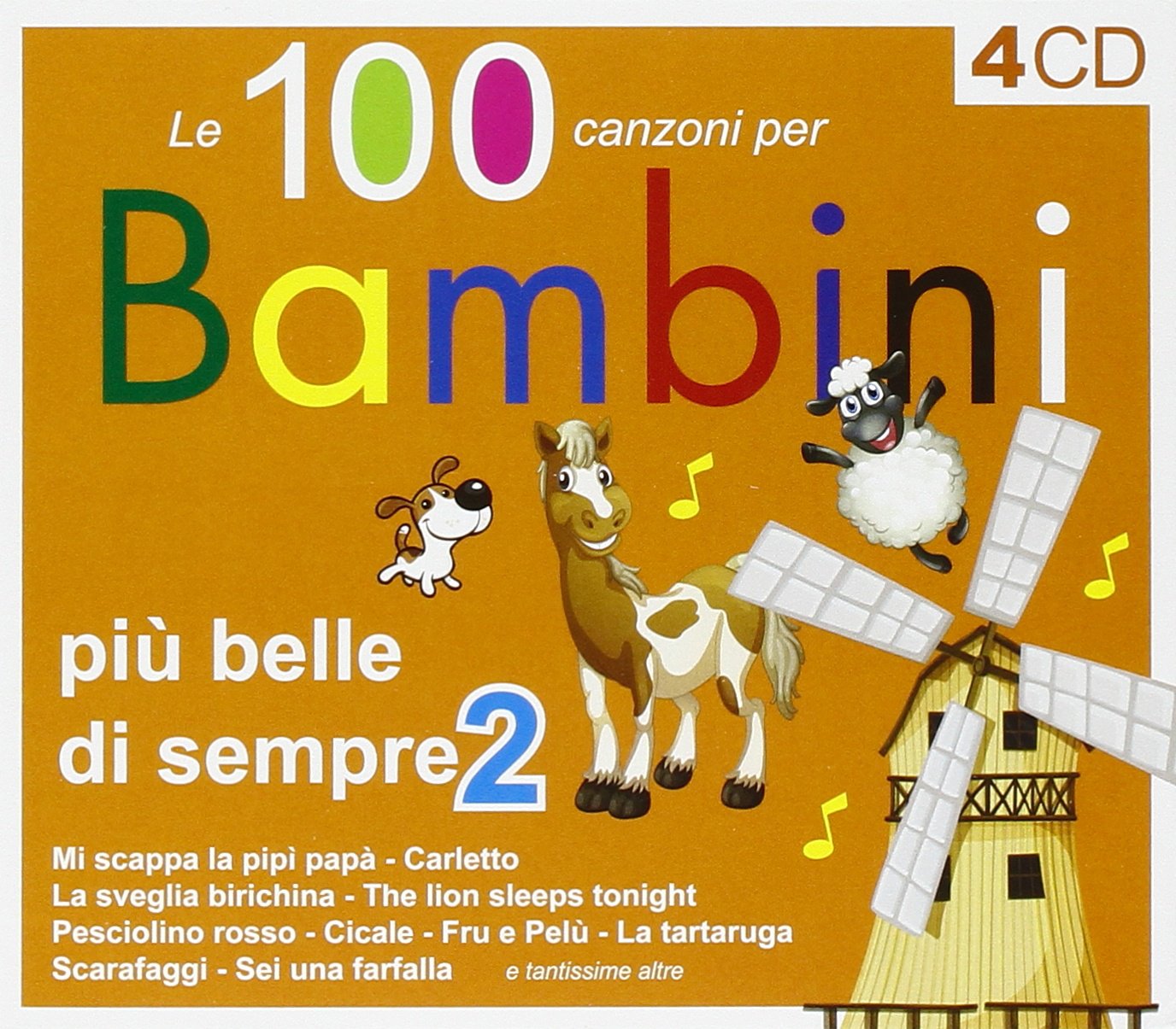 Le 100 Canzoni Vol.2 Piu Belle Per Bambini (Box4cd) Pop